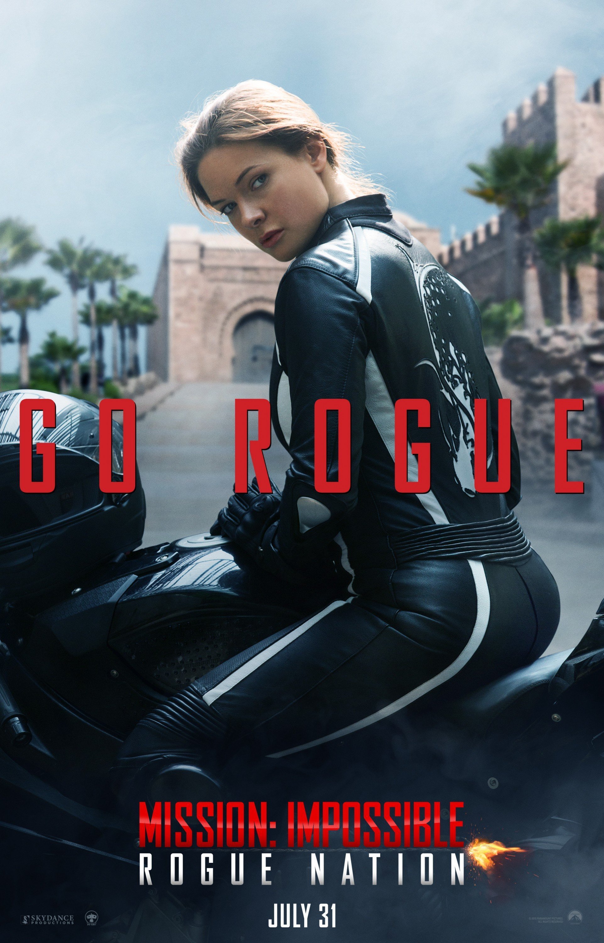 Poster Mission Impossible Rogue Nation Rebecca Ferguson 