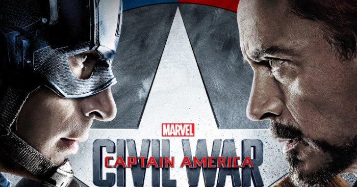 Affiche officielle de Captain America: Civil War