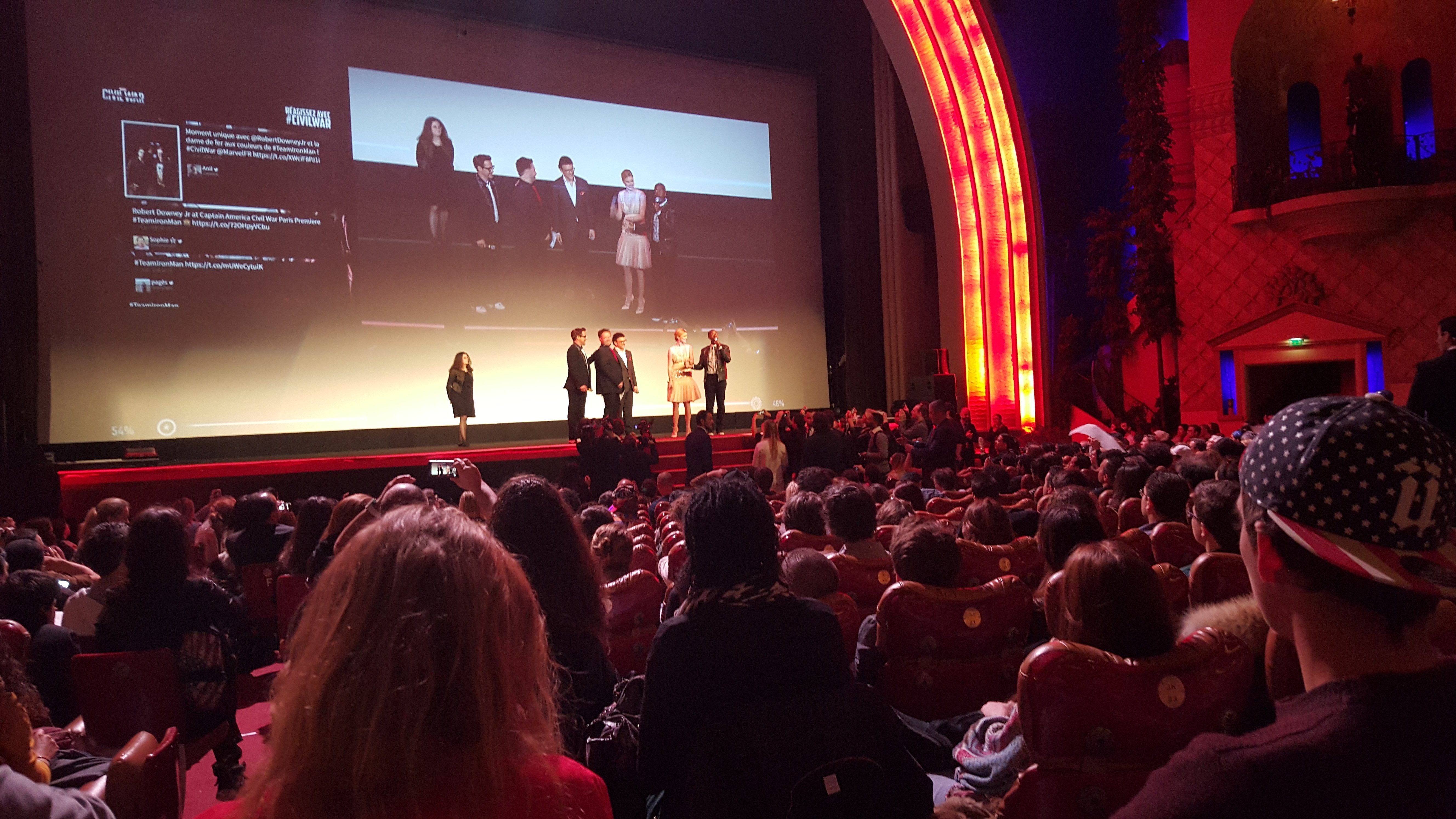 One Piece Red Avant Premiere Grand Rex Photo : Captain America: Civil War : l'avant-première française au
