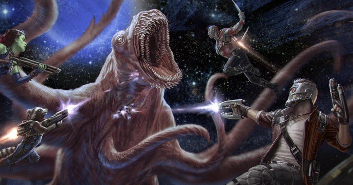 Concept Art de Les Gardiens de la Galaxie Vol. 2 avec l'Abilisk