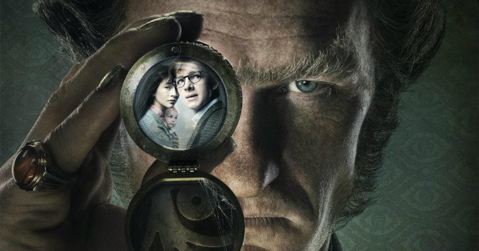 Poster de la série Netflix, Les Désastreuses Aventures des orphelins Baudelaire