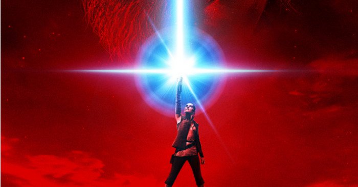 Affiche teaser française de Star Wars: Les Derniers Jedi