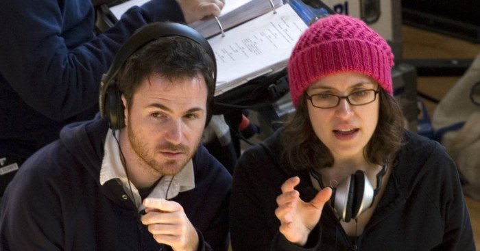 Photo du tournage It's Kind of a Funny Story avec les réalisateurs Anna Boden et Ryan Fleck