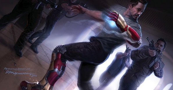 Bannière concept art d'Iron Man 3