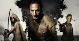 Bannière de la saison 3 de la série The Walking Dead