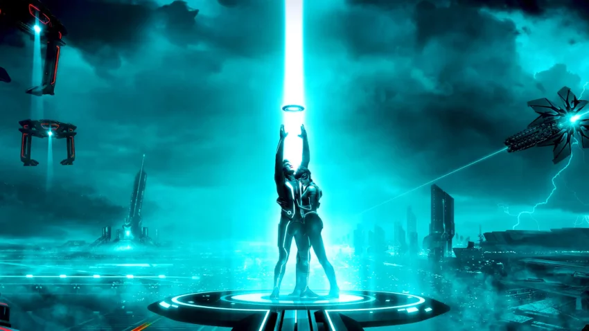 Bannière du film sorti en 2011, Tron l’Héritage.
