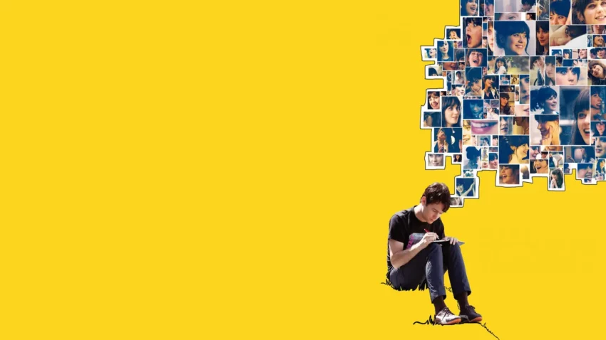 Bannière du film (500) jours ensemble réalisé par Marc Webb avec Joseph Gordon-Levitt et Zooey Deschanel.