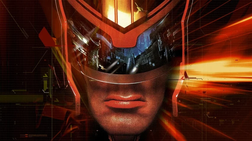 Bannière du film Judge Dredd réalisé par Danny Cannon avec Sylvester Stallone.