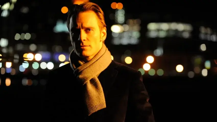 Bannière du film Shame avec Michael Fassbender.