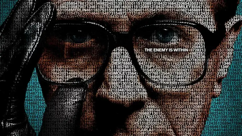 Bannière du film La Taupe réalisé par Tomas Alfredson avec Gary Oldman.