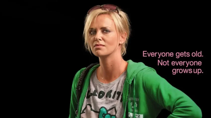 Bannière du film Young Adult réalisé par Jason Reitman avec Charlize Theron.