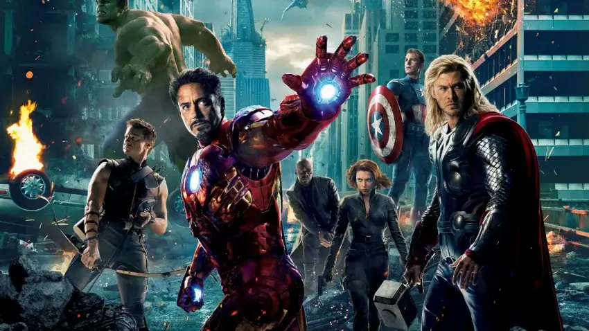 Bannière du film Avengers réalisé par Joss Whedon, sorti en 2012.