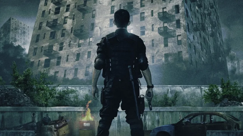 Bannière du film The Raid écrit et réalisé par Gareth Evans avec Iko Uwais.