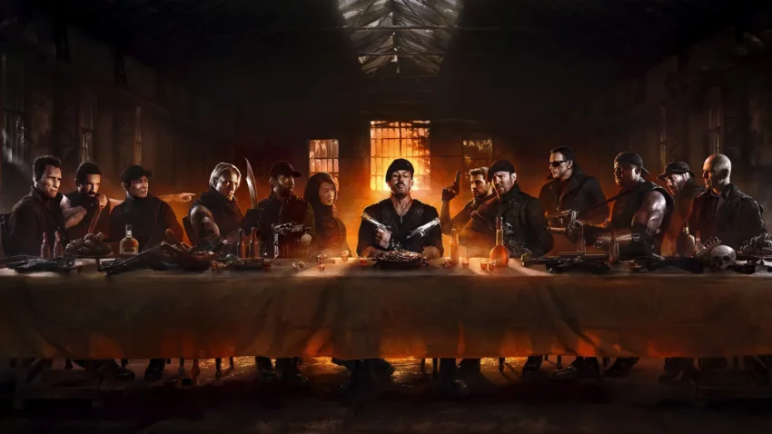 Bannière du film Expendables 2 réalisé par Simon West.