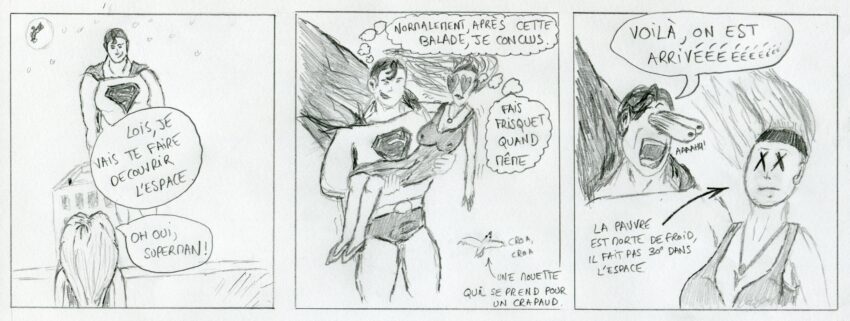 Première page de la BD Marvelll : Et si Superman était réaliste ?