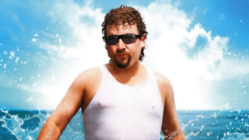 Bannière de la saison 3 de la série Kenny Powers (Eastbound and Down en VO) avec Danny McBride.