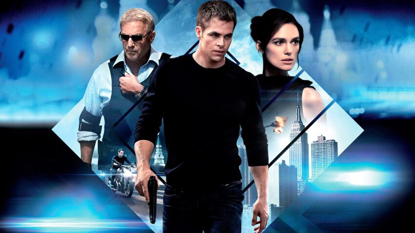 Bannière du film The Ryan Initiative réalisé par Kenneth Branagh avec Chris Pine, Keira Knightley et Kevin Costner