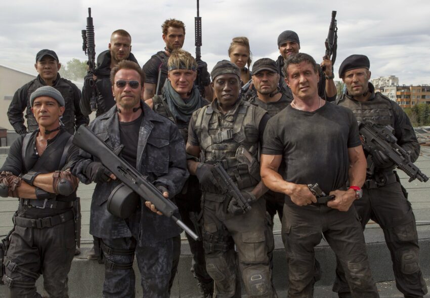 Photo d'Expendables 3 avec le casting au complet