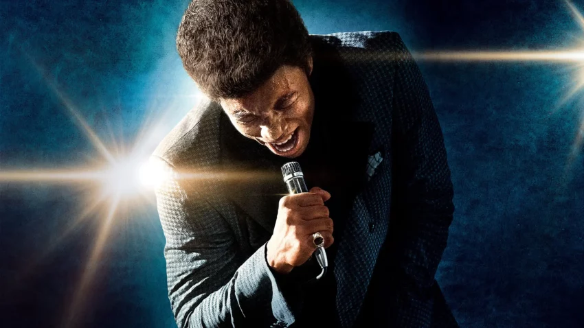 Bannière du film Get on Up réalisé par Tate Taylor avec Chadwick Boseman.