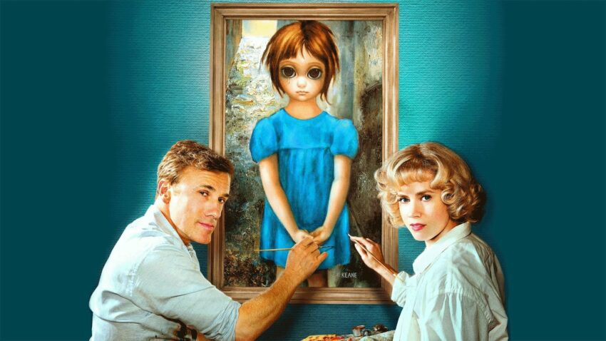 Bannière du film Big Eyes réalisé par Tim Burton avec Amy Adams et Christoph Waltz