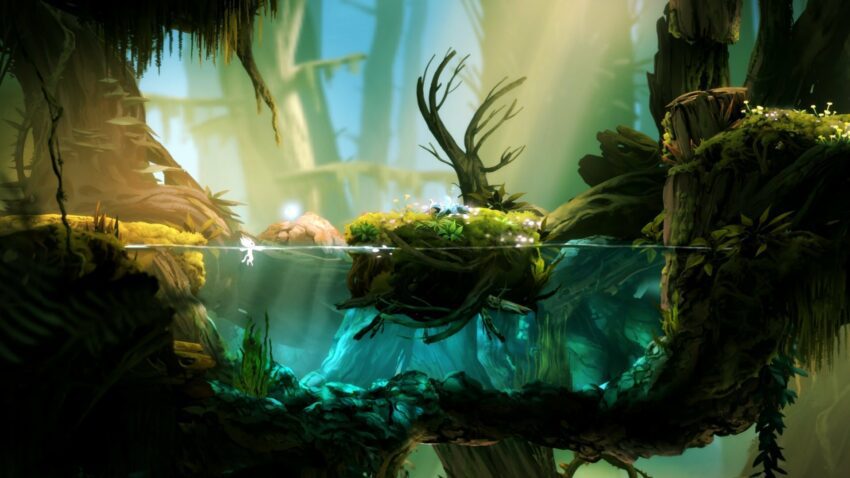 Image du jeu vidéo Ori and the Blind Forest édité par Microsoft Studios et développé par Moon Studio