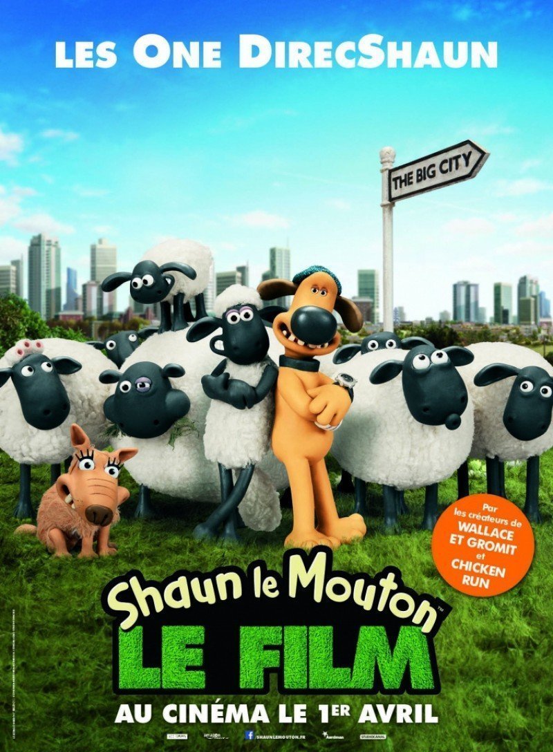 Affiche Shaun le Mouton Le Film (Les One DirecShaun)