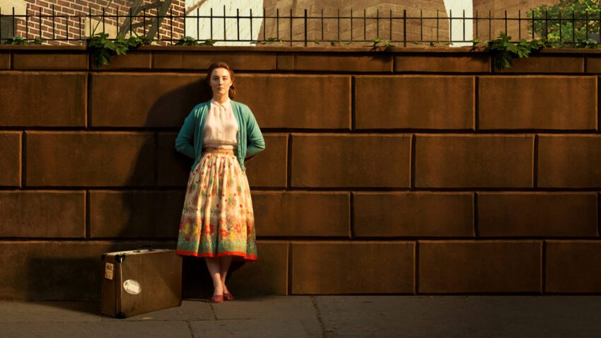 Bannière du film Brooklyn réalisé par John Crowley avec Saoirse Ronan