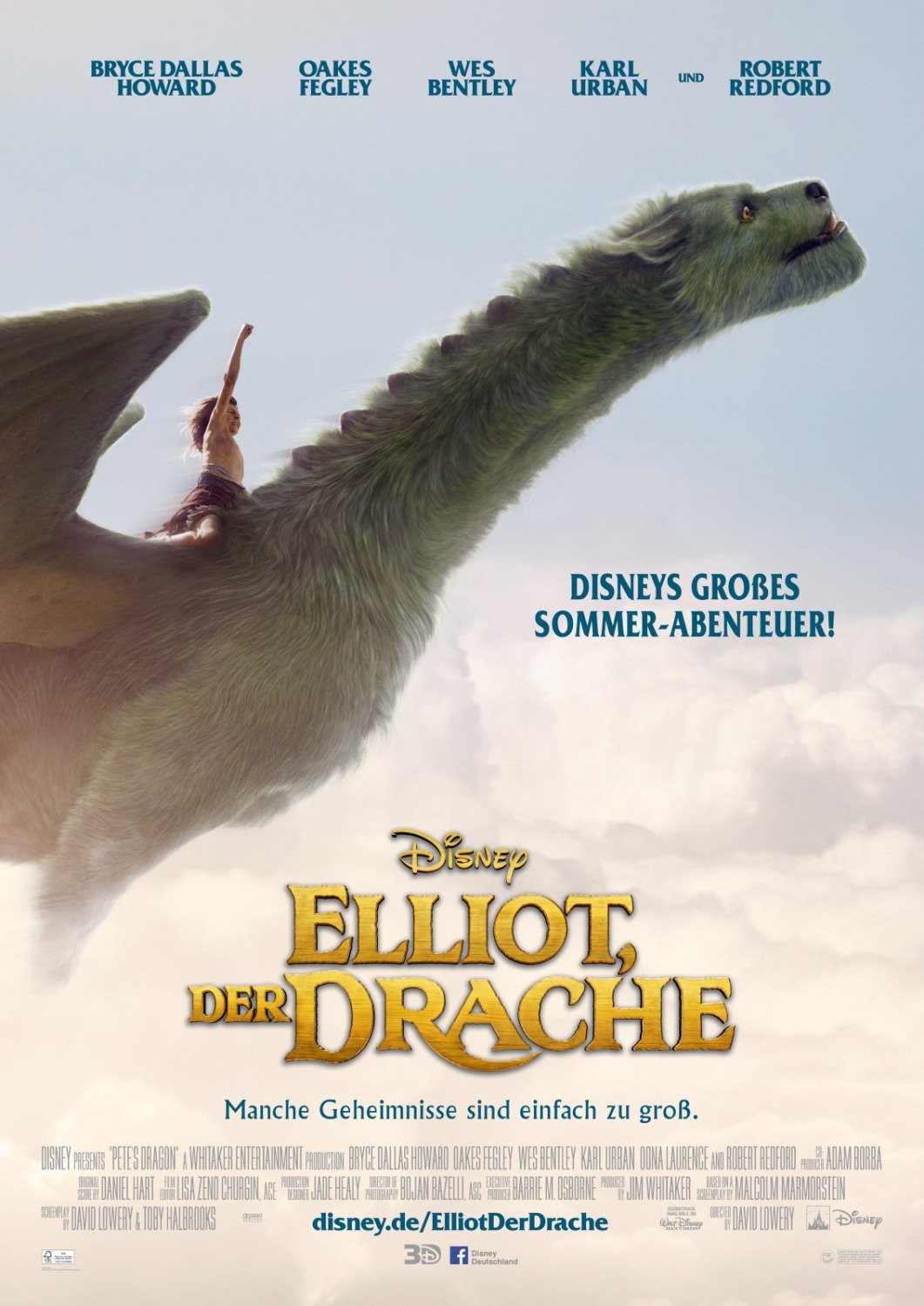 jurassic world premiere et (Allemagne) Elliott le Peter Poster dragon :