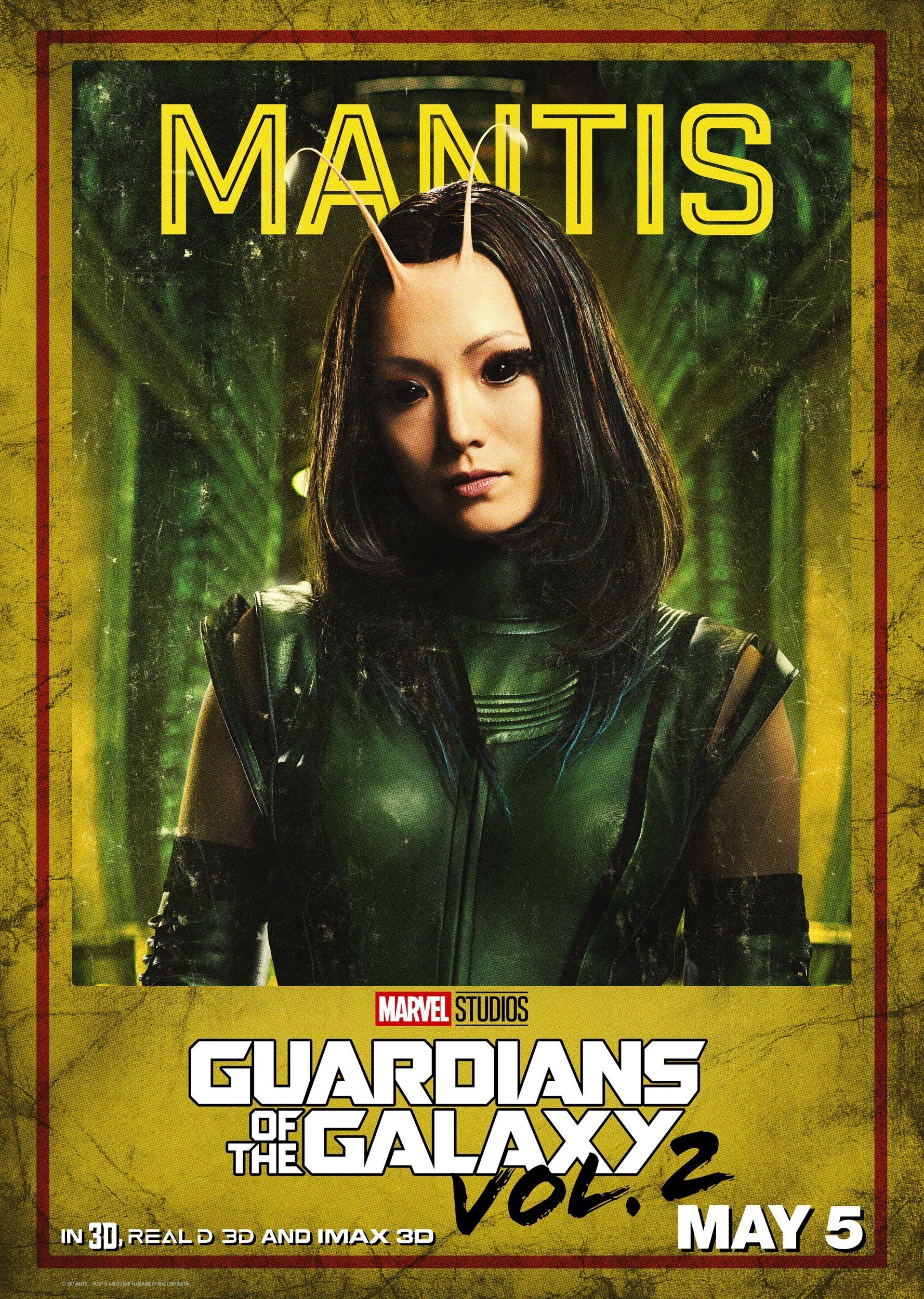 Poster Les Gardiens De La Galaxie Vol 2 Mantis Pom Klementieff 7646