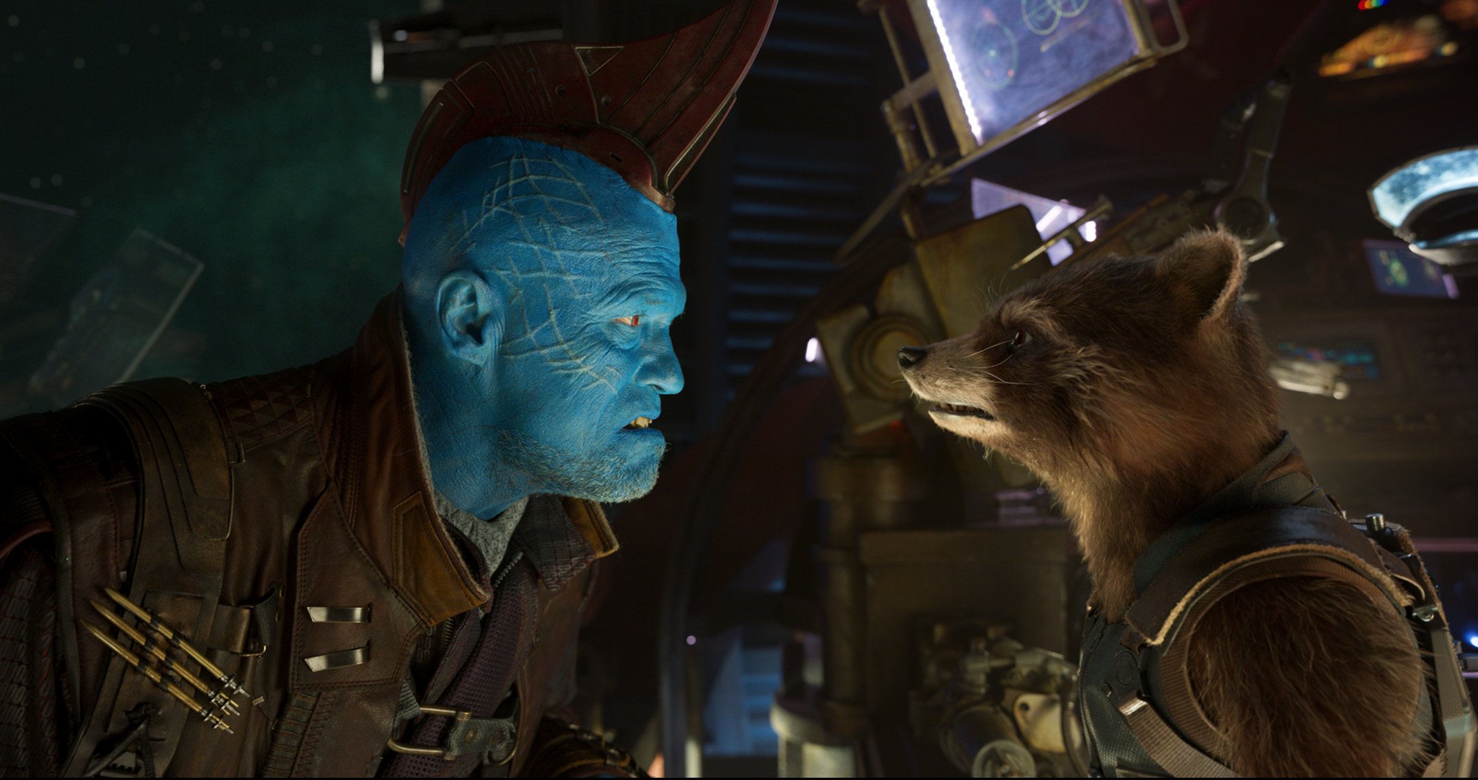 Photo Les Gardiens de la Galaxie Vol. 2 (Yondu face à Rocket) Photo Les Gardiens de la Galaxie Vol. 2 (Yondu face à Rocket)