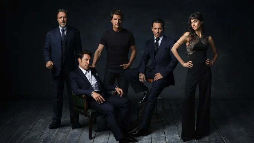 Photo des monstres du Dark Universe avec Russell Crowe, Javier Bardem, Tom Cruise, Johnny Depp et Sofia Boutella