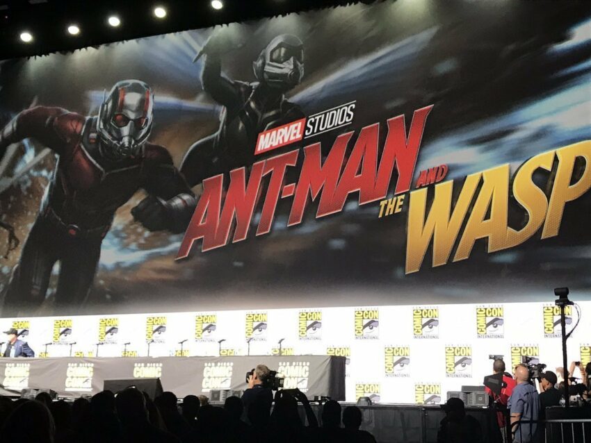 Photo d'un concept art du film Ant-Man and the Wasp diffusé lors du panel Marvel à la Comic-Con 2017