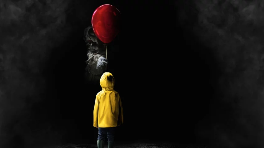 Bannière du film Ça réalisé par Andrés Muschietti, d’après un scénario de Chase Palmer, Cary Fukunaga et Gary Dauberman, avec Bill Skarsgård.