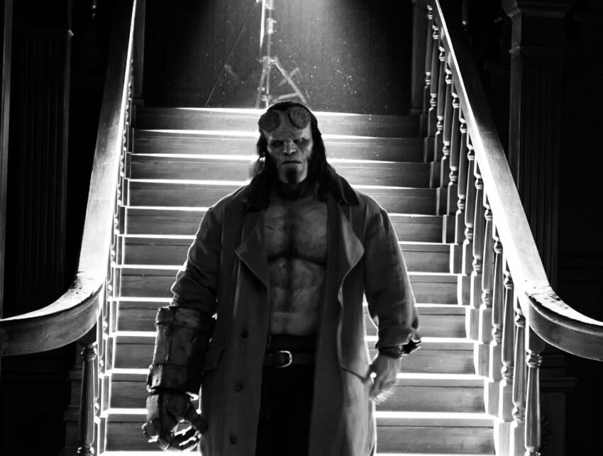 Première photo du tournage du reboot d'Hellboy avec David Harbour dans le rôle