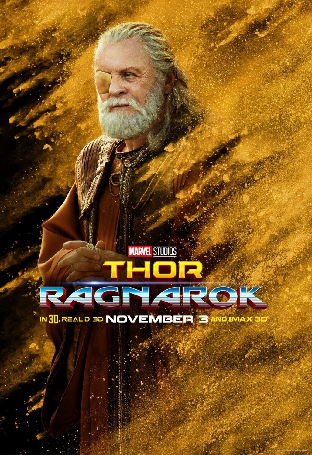 Poster du film Thor: Ragnarok avec Odin
