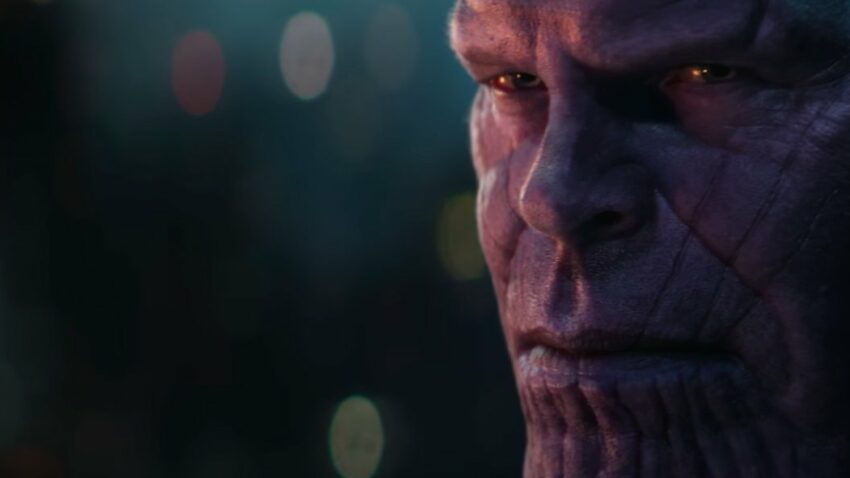 Photo du film Avengers: Infinity War avec Thanos pour le Super Bowl 2018