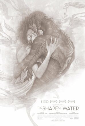 Poster teaser du film La Forme de l’eau – The Shape of Water réalisé par Guillermo del Toro avec Sally Hawkins et Doug Jones