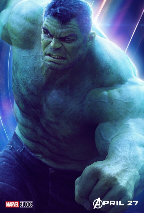 Poster du film Avengers: Infinity War réalisé par Anthony et Joe Russo avec Hulk (Mark Ruffalo)