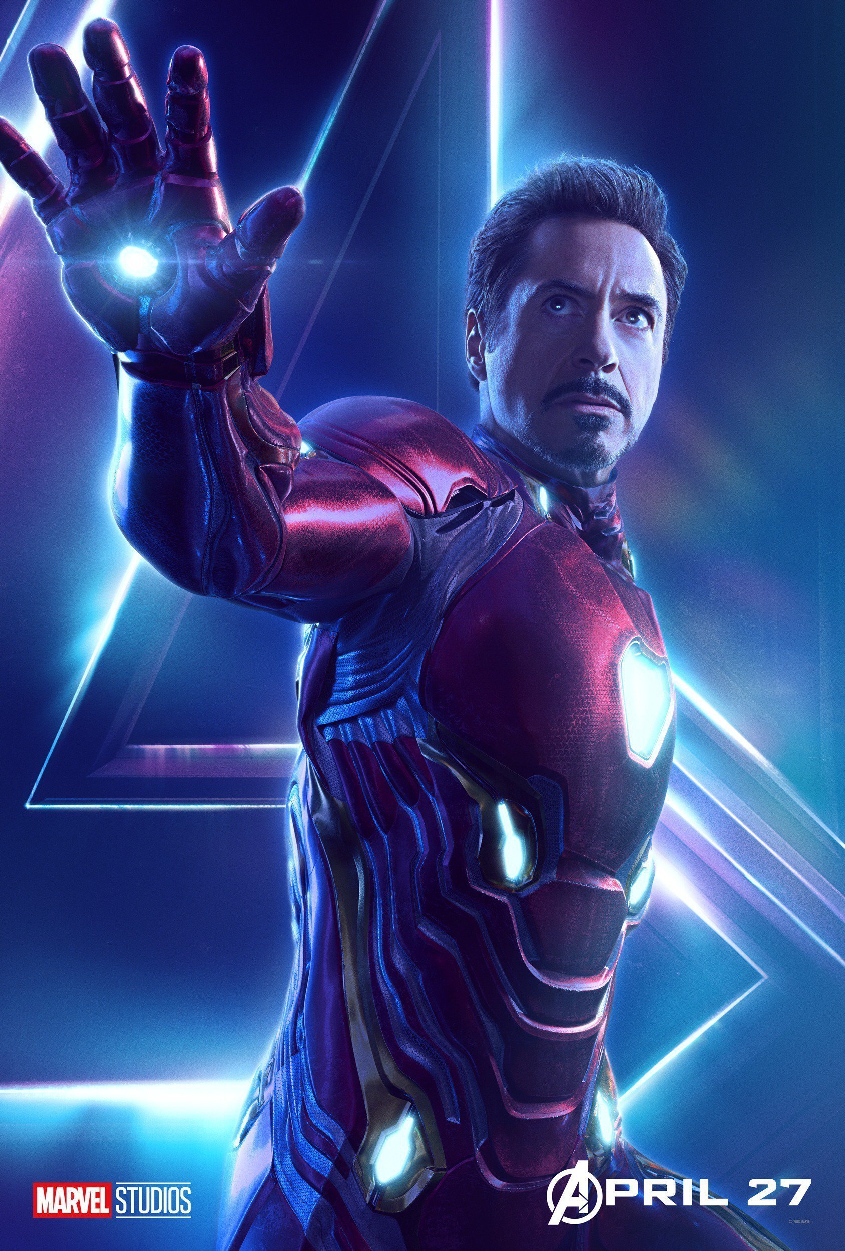 Poster : Avengers: Infinity War (Iron Man - Robert Downey Jr)