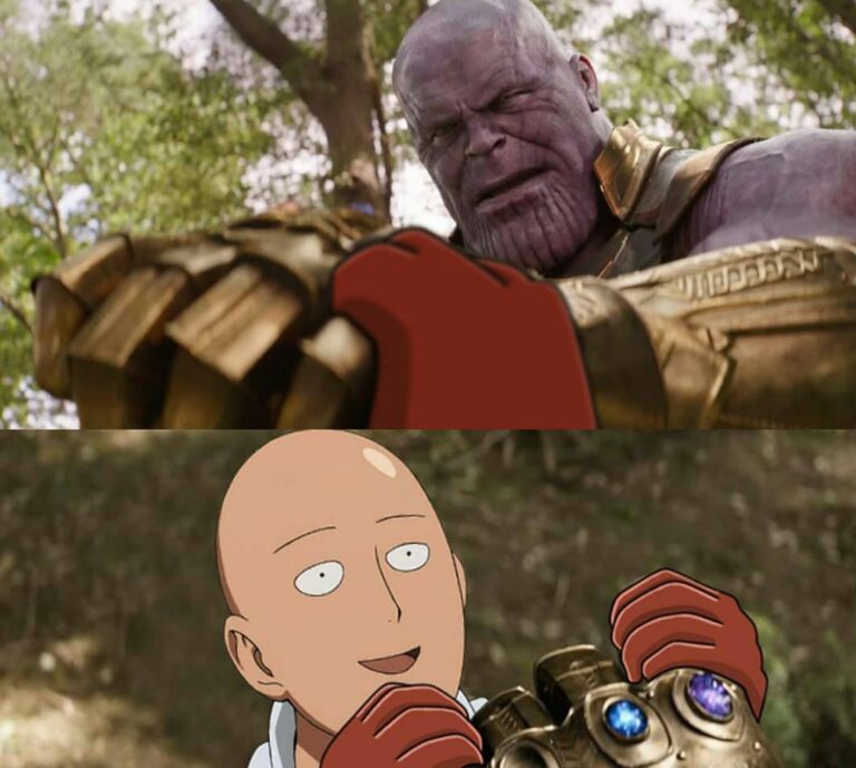 Mème : Avengers: Infinity War (One Punch Man - Thanos)