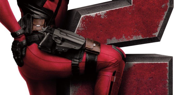 Affiche du film Deadpool 2 avec la tagline On n'oublie jamais sa deuxième fois