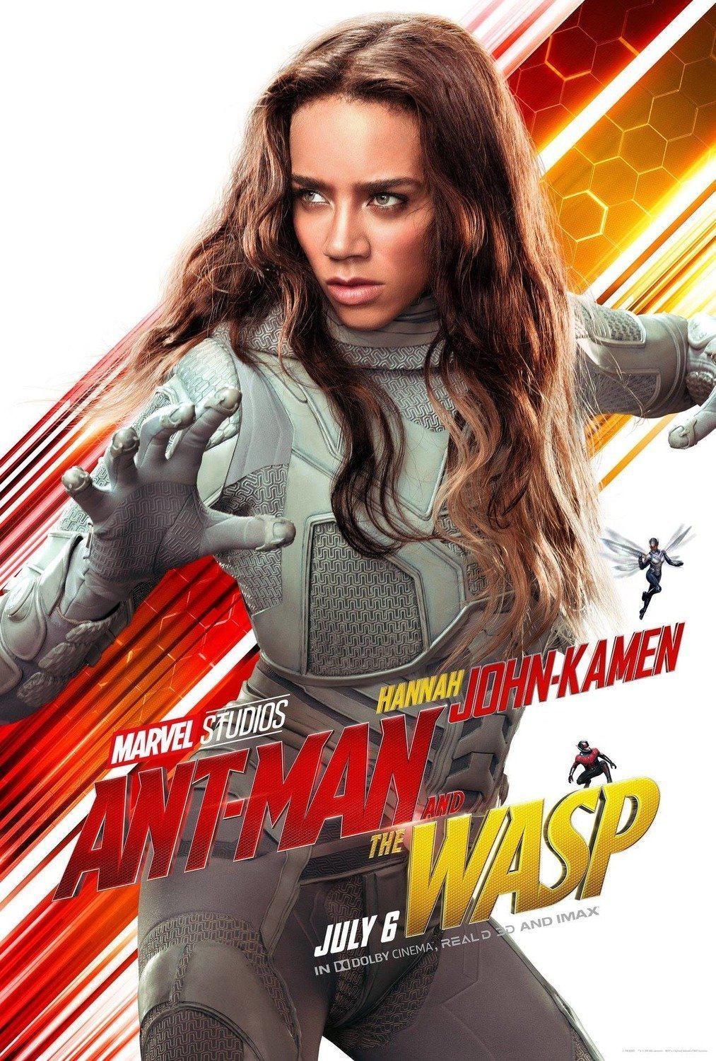 Poster du film Ant-Man et la Guêpe avec Ghost (Hannah John-Kamen)