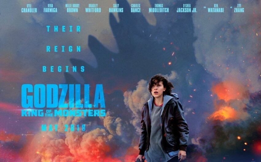Bannière du film Godzilla: King of the Monsters réalisé par Michael Dougherty avec Millie Bobby Brown