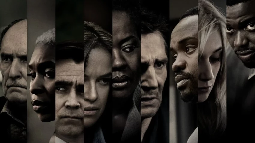 Bannière du film Les Veuves avec Viola Davis, Liam Neeson, Jon Bernthal, Michelle Rodriguez, Elizabeth Debicki, Cynthia Erivo, Carrie Coon, Robert Duvall, Colin Farrell, Brian Tyree Henry, Daniel Kaluuya, Jacki Weaver, Garret Dillahunt.