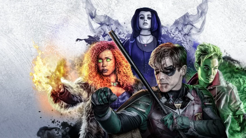 Bannière de la saison 1 de la série Titans.