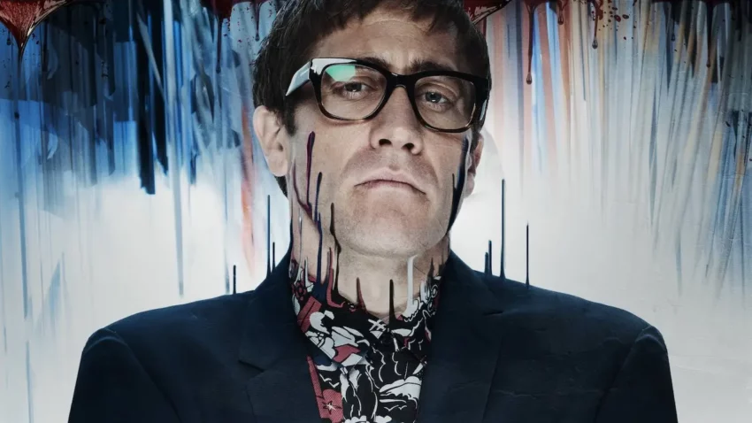 Bannière du film Netflix Velvet Buzzsaw écrit et réalisé par Dan Gilroy avec Jake Gyllenhaal.