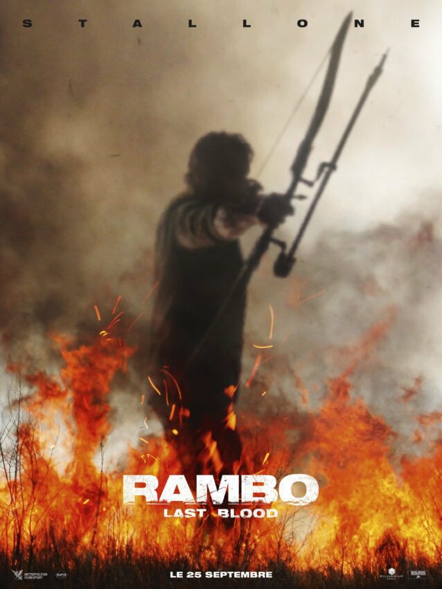 Première affiche du film Rambo : Last Blood réalisé par Adrian Grunberg avec Sylvester Stallone