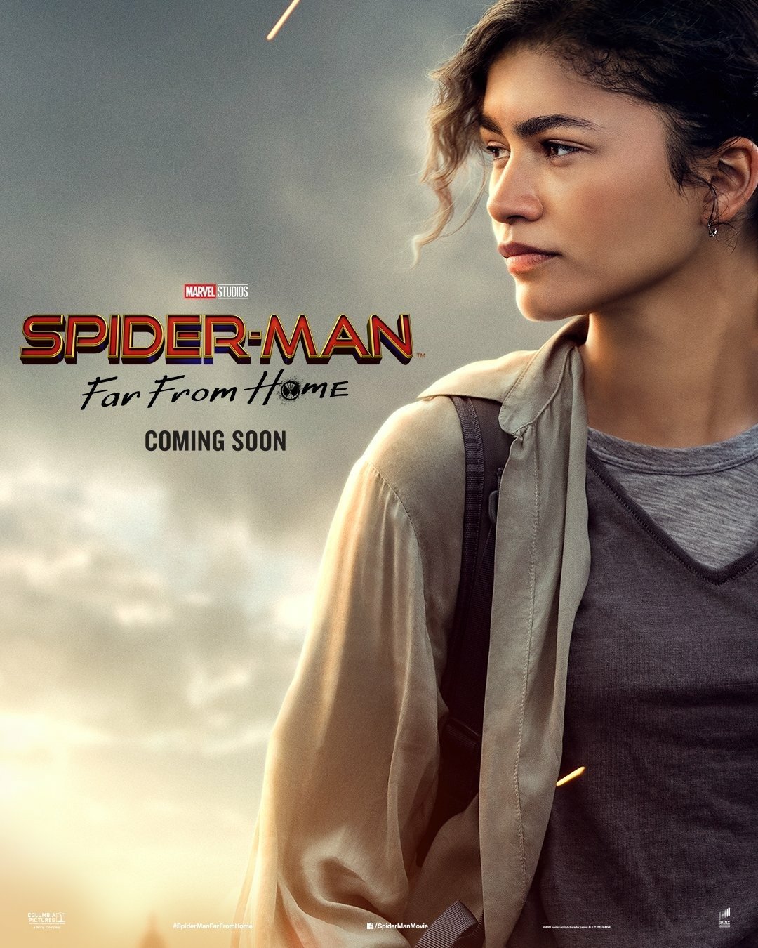 Poster SpiderMan Far From Home (Michelle Jones alias MJ Zendaya)