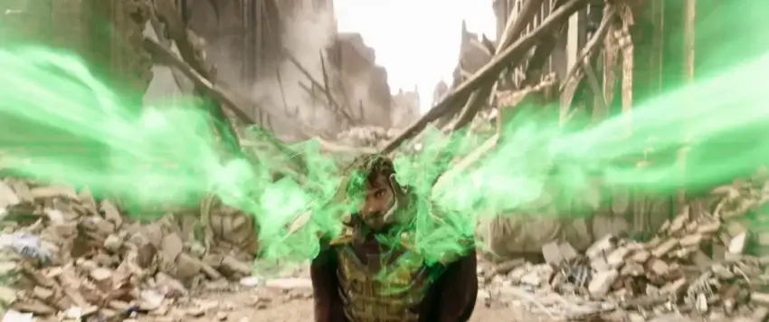Photo du film Spider-Man: Far From Home avec Mystério (Jake Gyllenhaal).