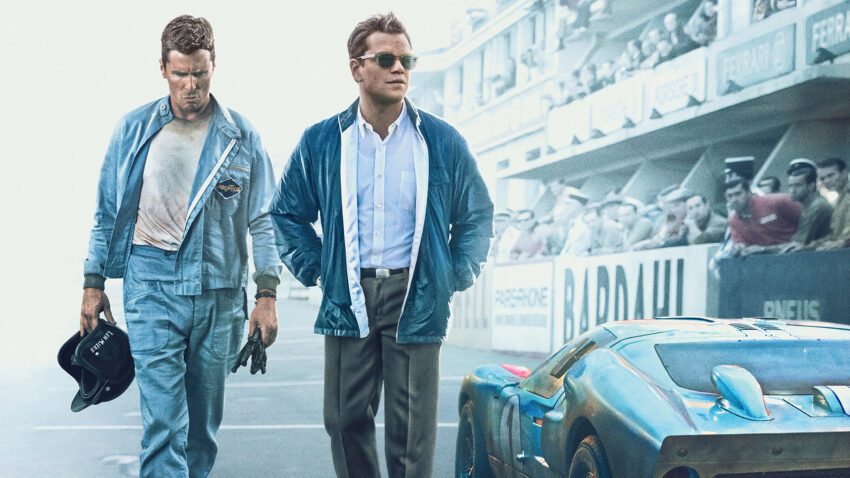 Bannière du film Le Mans 66 réalisé par James Mangold avec Matt Damon et Christian Bale